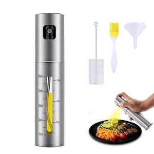 New Arrival Portable Mini Stainless Steel Cooking Vinegar Olive Oil Sprayer Bottle for BBQ Pan Salads Baking - Product Image 1