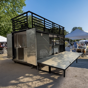 Bar en conteneur de luxe avec équipement de cuisine professionnel, design moderne, restaurant mobile - Product Image 3