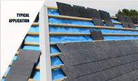 Toit de protection contre l'humidité Sarking isolé et résistant au feu pour une protection améliorée Fournisseur d'usine