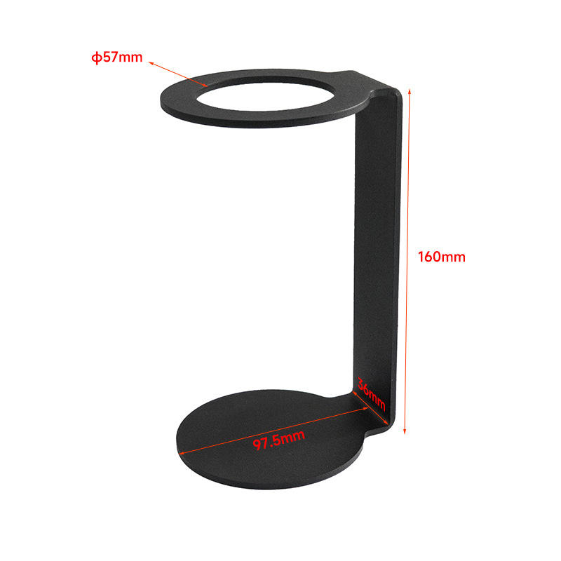 ฐานโค้งมนขนาด 57 มม. ของขายึดแบบงอ