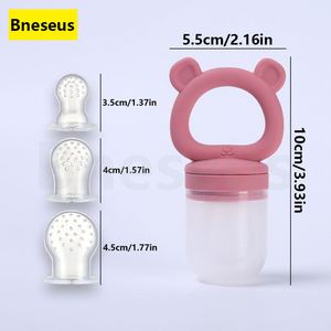 Sucette d'alimentation en silicone pour bébé, pour fruits et légumes, de qualité alimentaire, pour l'introduction des compléments alimentaires - Product Image 2