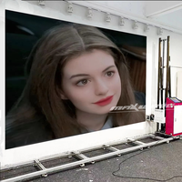 Mesin Printer Dinding Vertikal 3D Inkjet MAXWAVE 2022 Desain Baru untuk Panel Iklan, Stiker Kanvas, Poster, Latar Belakang Mural
