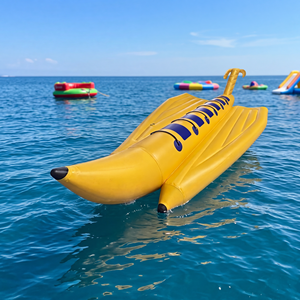 Buena calidad 6 pasajeros <span class=keywords><strong>agua</strong></span> dragón barco inflable remolcable Banana Boat - Product Image 1