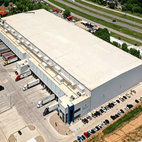 Almacén de Estructura de Acero Ligero Prefabricado, Almacén Frigorífico Prefabricado