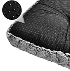 Cama para Mascotas de Felpa Cómoda y Cálida en Oferta, Camas para Perros con Efecto Ombre, Camas de Felpa para Perros que se Adaptan a Jaulas de Alambre - Product Image 5