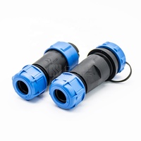 Connecteur étanche 4 broches mâle et femelle, prise de câble Weipu SP21 IP68