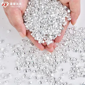 Moissanite Manufacturers Wholesale Melee D Color Gemstone 1 to 3mm Price Per Carat Round Small Synthetic Loose Moissanite Stones