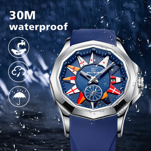 <span class=keywords><strong>Reloj</strong></span> Deportivo <span class=keywords><strong>BEN</strong></span> NEVIS para Hombre, Correa de Silicona, Personalizable con Logotipo, Resistente al Agua, Casual y a la Moda - Product Image 4