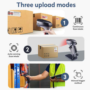 เครื่อง Scanner1D บาร์โค้ด <span class=keywords><strong>QR</strong></span> บลูทูธอุตสาหกรรม SL3678/32บิตเลเซอร์ประมวลผล1.2เมตร/แบตเตอรี่2000mAh/3MIL/2.4G/2.2นิ้ว <span class=keywords><strong>iPhone</strong></span> POS - Product Image 4