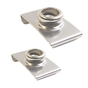 Breloques personnalisées en acier zingué attaches en U en métal en acier inoxydable - Product Image 2