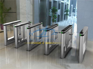HFSecurity Nhà Máy Thép Không Gỉ Cửa Quay Touchless Tốc Độ Cổng Đối Với Lobby An Toàn Nơi Công Cộng Thông Tin Với Phần Mềm SDK - Product Image 6