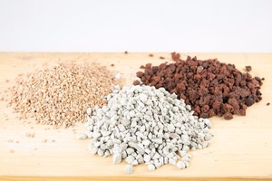 Lava roja premezclada, piedra pómez y turface para cactus y suculentas, mezcla de suelo de árbol de bonsái, aditivo inorgánico de grano medio - Product Image 3