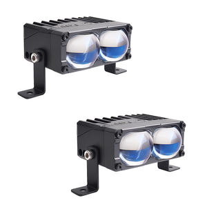 Sanvi New Blue Lens 2 Eyes S200 36-66W/pièce 6000 + 3000k Éclairage de conduite Feux de calandre de voiture Projecteur à LED Éclairage LED - Product Image 1
