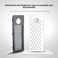 Maille respirante en plastique pour boîtiers d'ordinateur, accessoires de ventilation et de refroidissement pour ordinateur de bureau - Quincaillerie perforée pour meubles