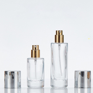10ml Thick Round Pressurized Crimp <strong>Perfume</strong> Glass Bottles with Screen Printing Glass Spray <strong>Atomizer</strong> <strong>Perfume</strong> Bottle - Product Image 1