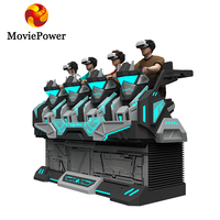 Sistema de Cine VR de Baja Inversión para Salas de Cine, Equipo de Entretenimiento, Cine 5D, Película 9D, Simulador de Cine Volador VR en Venta