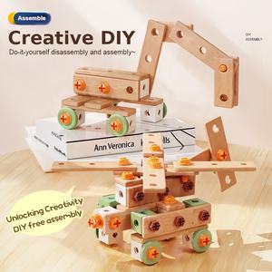 Kit Educativo Infantil de Ferramentas de Simulação para Montar com Furadeira, Parafuso, Chave de Fenda e Porcas, Blocos de Construção de Montar - Product Image 3