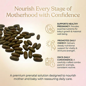 Integratore Multivitaminico Prenatale per Donne con Omega-3 <span class=keywords><strong>DHA</strong></span>, Certificato GMP, Disponibile negli Stati Uniti - Product Image 2