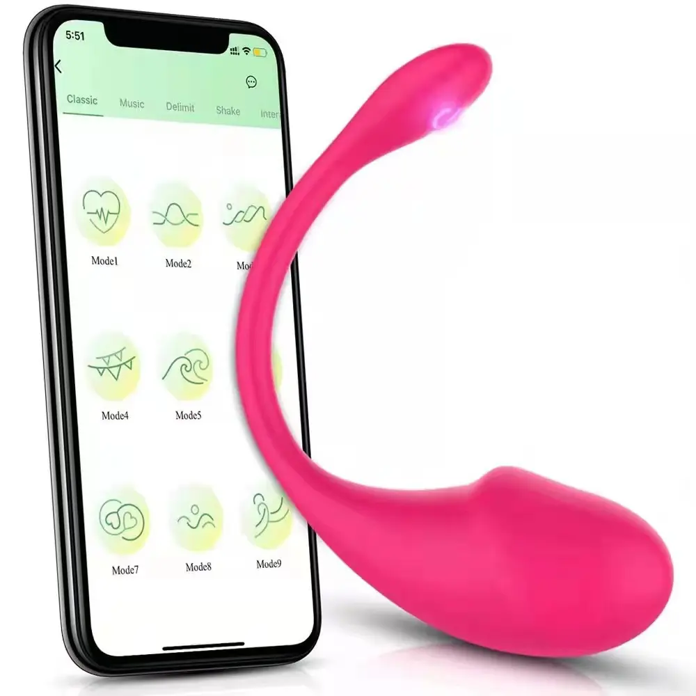 Vibrador de controle remoto sem fio para mulheres, brinquedo sexual para adultos, ovo g vibratório, aplicativo de controle remoto