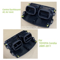 Grille d'aération du tableau de bord de la console centrale #5567002163 # pour Toyota Corolla 2007-2013 Matte 55670-02163