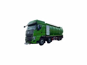 Camion aspirateur à jet sur mesure Liuzhou 4 essieux 12 roues, moteur Yuchai 500 CV, réservoir d'eaux usées de 33 m³ pour le nettoyage municipal et le dragage de rivières - Product Image 1