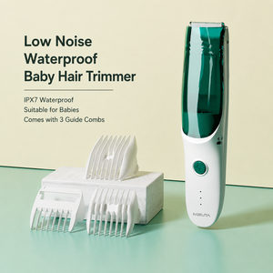 Cortadora de Pelo Portátil, <span class=keywords><strong>Accesorios</strong></span> para el Cabello de Alta Calidad, Set de Barbería, Recargable por USB, Recortadora Eléctrica para Bebés - Product Image 1