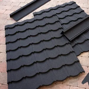 Color Stone Coated Metal Roofing Shingles Stone Coated Aluminium Roofing