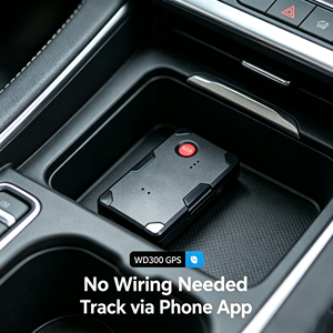 Traceur <span class=keywords><strong>GPS</strong></span> magnétique 4G pour moto WD300, localisateur antivol en temps réel avec bouton SOS et surveillance vocale - Product Image 6