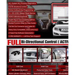 Launch <span class=keywords><strong>X431PRO3S</strong></span> V5.0 PRO5 Instrumento de diagnóstico de coche OBD Decodificador de mantenimiento Reparación de automóviles Detección de fallas de automóviles - Product Image 4