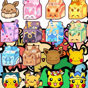 YZ vente chaude Eif bébé à collectionner Surprise boîte aveugle dessin animé Figure Pokemoned grosse tête réfrigérateur aimant <span class=keywords><strong>Booster</strong></span> boîte jeux de société - Product Image 4