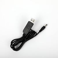 Câble d'alimentation USB DC 5V vers 12V 9V en promotion pour routeur, adaptateur WIFI, module de suralimentation USB, convertisseur 2.1x5.5mm via Powerbank