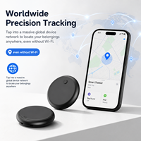 Traceur GPS intelligent certifié MFi et Google Find My, double système de localisation, dispositif anti-perte pour iOS, Android et animaux de compagnie