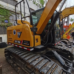 Miniexcavadora Sany SY75C Usada de 7 Toneladas, de Buena Calidad, Hidráulica de Orugas, con 90% de Disponibilidad, Componentes de Bomba, Motor y Caja de Cambios en Venta - Product Image 2