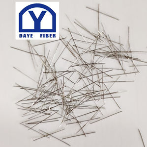 مواد البناء المعدنية من ألياف الفولاذ المقاوم للصدأ المفروم الخرسانية ، ألياف فولاذية مقاومة للتآكل مسبقة الصنع - Product Image 2