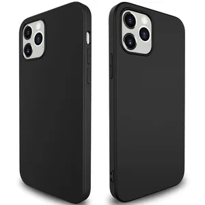 Siyah TPU yumuşak cep telefonu özelleştirilmiş cep telefonu kılıfı için şirket logolu iPhone 13 Pro Max 6.7 2021 mini 5.4 XS XR SE 8P