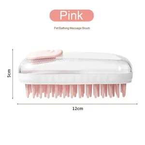 Juego de cepillos para perros y gatos BIKO, incluye dispensador de jabón y champú de material ABS+TPR, estilo clásico de masaje y aseo, DA314159 - Product Image 4