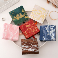 Boîte d'emballage de luxe en papier rigide pour bijoux, bracelet, collier, avec logo, vente en gros personnalisée