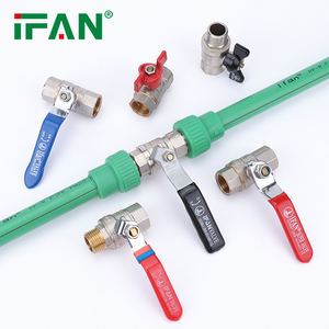 IFAN 공장 1/4''-4'' 황동 볼 밸브 수동 체크 및 스톱 밸브 물 제어용 맞춤형 OEM 지원 - Product Image 2