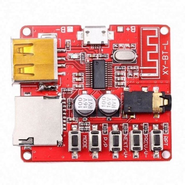 3.7-5V Wireless Ble MP3 Decoder Board BLE 4.1 Circuit Board Module Lossless Decoding Module Micro USB TF Card Interface