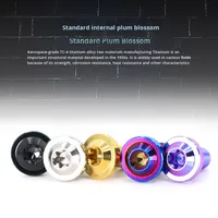 Vis à tête métrique en alliage de titane TC4, tête UFO, PVD, grande tête, Torx interne, boulons de modification de moto, antivol, grade 10.9, M5~M10