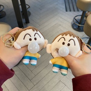 Hot Selling Cute <b>Plush</b> Doll Blowing Bubble Crayon Small New Keychain Bag Hanging Ornaments - Product Image 3
