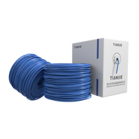 Câble de réseau Ethernet certifié de haute qualité, câble de données 4PR CAT6 UTP, conducteur en cuivre, gaine en PVC, câble LAN