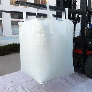 La fabbrica vende direttamente il sacchetto di fibra 100% PP Big Bags 1000kg flessibile Anti-setacciare la borsa di fibra in vendita