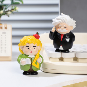 Ruijie Lu Xun Resin Figurine Abstract Cartoon Collectible Art Gift <b>Model</b> <b>D</b>-KSBY-01 - Product Image 3