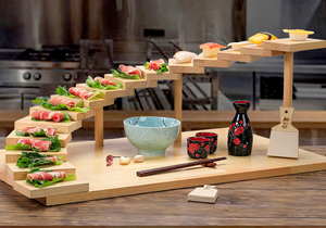 Bandeja de Exhibición de <span class=keywords><strong>Sushi</strong></span> de Bambú de Madera al por Mayor - Product Image 5