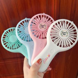 Wholesale Private Label Pink White Mini Lash <b>Battery</b> Standing Fan Rechargeable Hand Held USB Eyelash Fans Dryer - Product Image 5