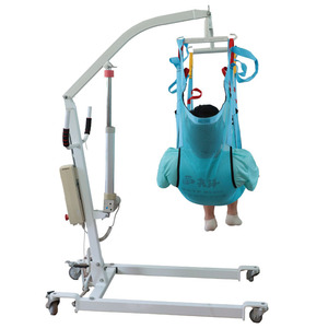 Yuqilin Arnés de Ducha de Malla Azul Cielo de Cobertura Completa, Seguro para el Cuidado de Personas Mayores, Estilo Brida con Nivelación de Carga - Product Image 2