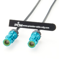 Cable Rosenberger D4K14A-1D5A5-Z IP67 Impermeable HSD, Cable HSD Código Z Hembra a Hembra 535 LVDS, Arnés de Cables LD5-105-2000-Z-Z