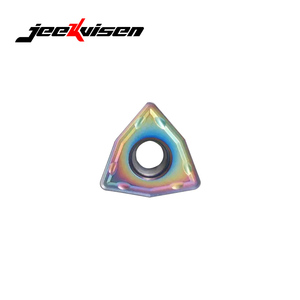 Jeekvisen เครื่องมือกลึงดอกสว่านสำหรับเครื่องกลึงเครื่องตัดกลึง CNC คาร์ไบด์ JS115P WCMT080412-SF - Product Image 1