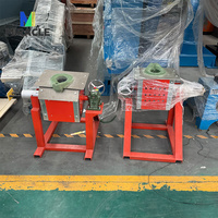 Four de fusion d'or 30Kg 50Kg Four de fusion de métaux industriel à induction de nickel iridium Malaisie 80Kg Crucial